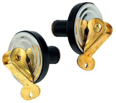Seachoice 50-18941 Deck and Baitwell Drain Plug 1/2 Inch Brass 2-Pack