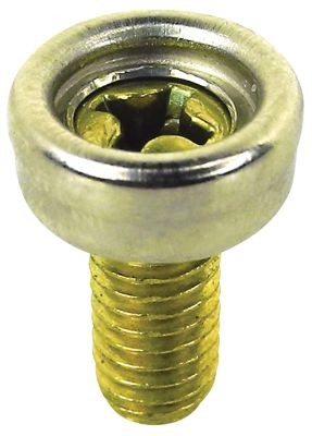 Seachoice RP-MP9710SC Seachoice Stainless Steel Button Stud With Brass Machine Screw
