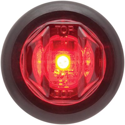 Seachoice MCL12RKSCH LED Mini Marker Clearance Light Red 3/4 Inch