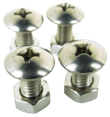 Seachoice RP-MP9709SC  Machine Screws & Nuts for License Plate