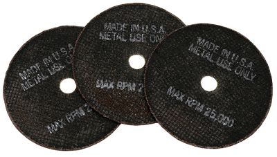 Seachoice 91941  Aluminum Oxide Cut-Off Wheel, 3" x 1-/32"