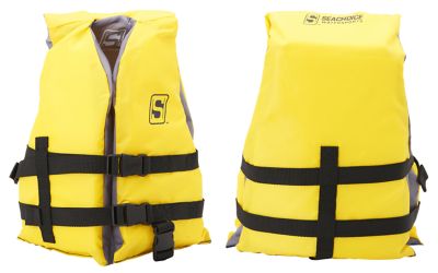 Seachoice 86513 Child Life Vest USCG Approved Yellow 33-55 lbs