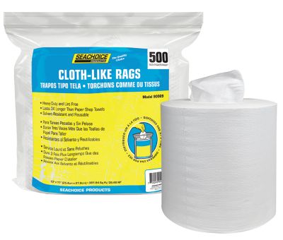 Seachoice NW-90029-500SC Cloth-Like Rags, 500-Count Box