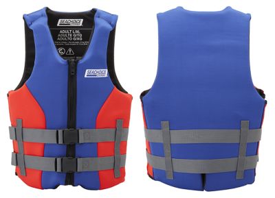 Seachoice 99502 Dual Sized Evoprene Life Vest 2XL/3XL Blue/Red USCG Approved