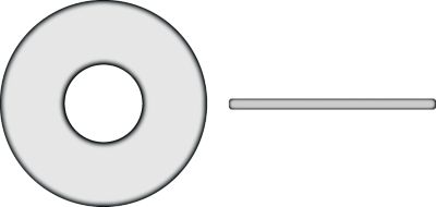 Seachoice RP-SC2499 Nylon Flat Washer
5/8", 0.62" Thick, OD 1-1/4"