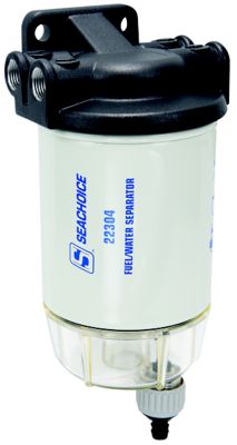 Seachoice C14573P 10 Micron Fuel Filter Kit with Clear Bowl