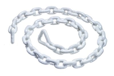 Seachoice 44401 PVC Coated Anchor Chain 3/16 Inch x 4 Ft White