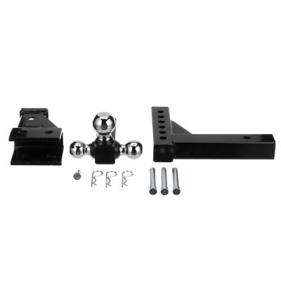 Seachoice 52291 Adjustable Tri-Ball Trailer Hitch Mount 2" Shank