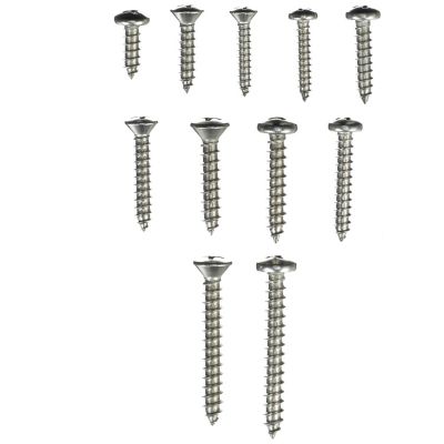Seachoice RP-KP5575SC Seachoice Stainless Steel Tapping Screw Kit, 72 Piece