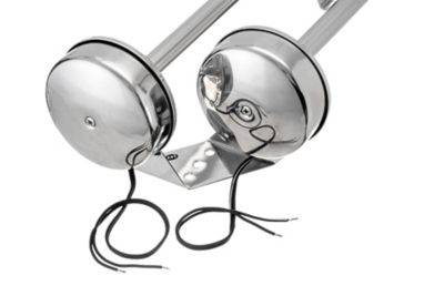 Seachoice HYF-305LT-24V Dual Trumpet Electric Horn 123dB Stainless Steel 24V