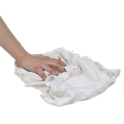 Seachoice 7423-01-12-SC Seachoice Recycled White Fleece Wiping Cloths, Beefy and Absorbent, 1 Lb. Bag