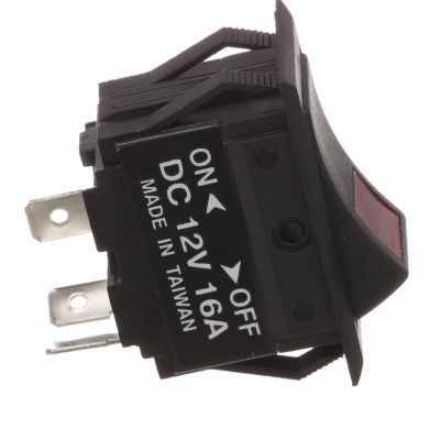 Seachoice 12421 Illuminated Rocker Switch 3 Terminal On/Off 15A 12V