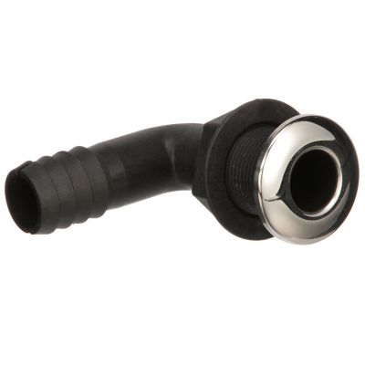 Seachoice 50-18561 90-Degree Thru-Hull Connector 1-1/8" ID Hose