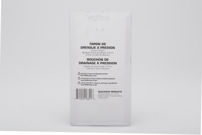 Seachoice 50-18821 Brass Drain Plug 1 Inch Snap Cam-Action