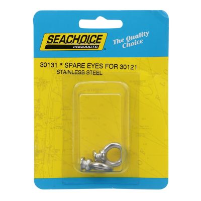 Seachoice 30131 Fender Lock Spare Eyes Stainless Steel 2-Pack
