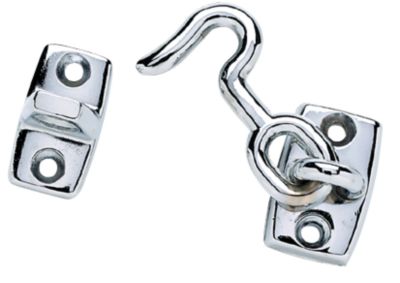 Seachoice 36211 Chrome Plated Zinc Cabin Door Hook 1-3/4 Inch