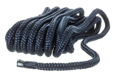 Seachoice 39841 Seachoice Double-Braid Nylon Dock Line w/ Eye Splice, Pre-Shrunk, Heat Stabilized, 3/8 In. X 20 Ft., Navy Blue