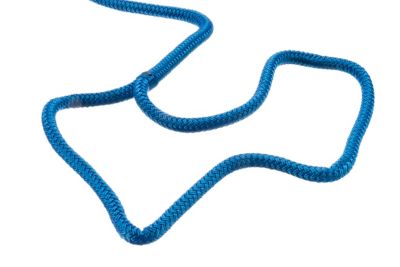 Seachoice 40281 Double-Braid Nylon Dock Line 3/8" x 20' Blue with Eye Splice
