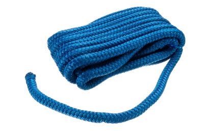 Seachoice 40411 Double-Braid Nylon Dock Line 1/2" x 20' with Eye Splice Blue