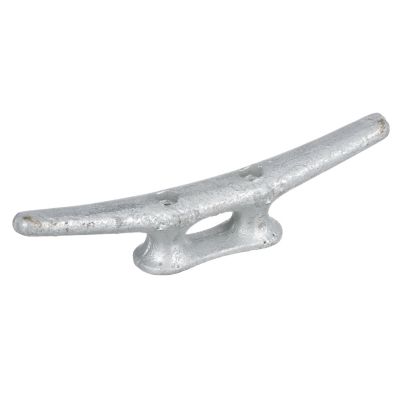 Seachoice 30620 Open Base Dock Cleat 10 Inch Galvanized Cast Iron