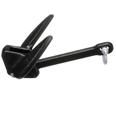 Seachoice 41383 Vinyl Coated Navy Anchor 20 Lbs Cast Iron Black