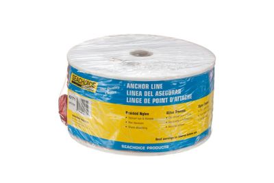 Seachoice 42171 Seachoice Boat Anchor Rope, Double-Braid, Nylon, Achor Line, 3/8 in. X 100 Ft., Red