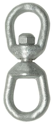 Seachoice 43560 Hot Dip Galvanized Eye and Eye Swivel 1 Inch