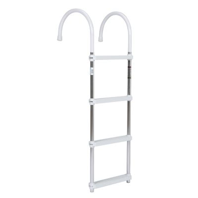 Seachoice 71560 Aluminum Boarding Ladder 4 Step 15" Wide Marine Boat