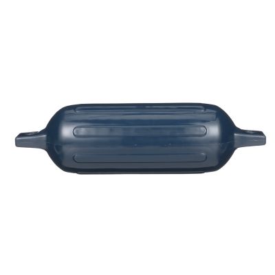 Seachoice DE79202S Twin Eye Ribbed Boat Fender Blue 5.5 x 20 Inch