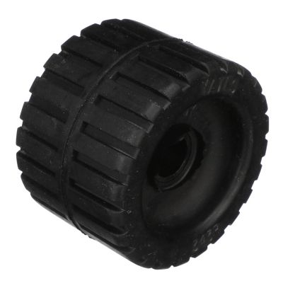 Seachoice 56330 Molded Ribbed Wobble Roller 3" x 7/8" Black