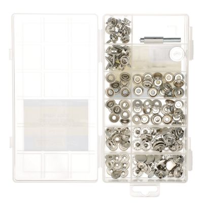 Seachoice RP-KP7262SC 144-Piece Canvas Snap Kit with Installation Tool