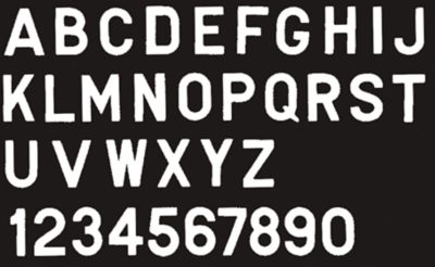 Seachoice 74841  3" Gothic Number "4" - White - Pack of 10