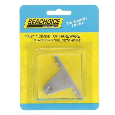 Seachoice 75821 Seachoice Deck Hinge for Bimini Top, Stainless Steel