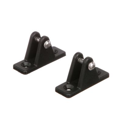 Seachoice 50-76251 Deck Hinge for Bimini Top Black Nylon 2-Pack
