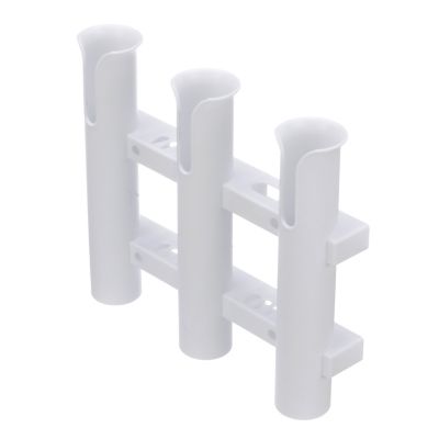 Seachoice 89411 3-Rod Storage Rack with Tool Slots - White