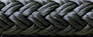 Seachoice 47080 Black Double Braid Nylon Rope 1/2" x 600'