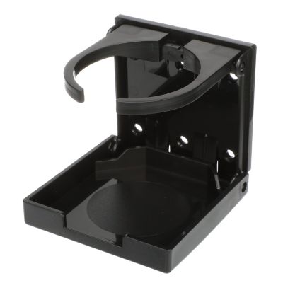Seachoice 79461 Folding Adjustable Drink Holder - Black Marine Cup Holder