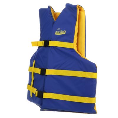 Seachoice 86240 Level 70 Life Jacket Adult XL Blue/Yellow