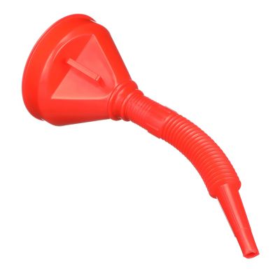 Seachoice 90210 2-Piece Red Funnel with Filter and Flexible Spout 5.5 Inch
