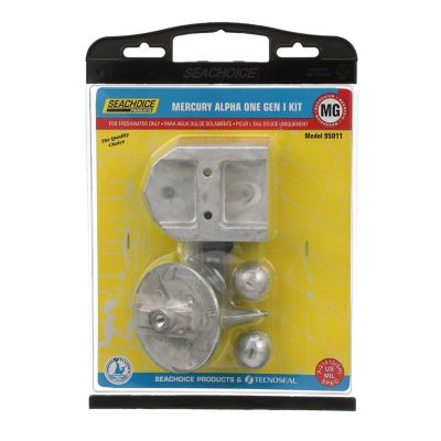 Seachoice 50-95011 Anode Kit for Mercruiser Alpha One Gen I 1984-1990 Magnesium Freshwater