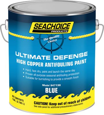 Seachoice YMP069/1 Ultimate Defense High-Copper Antifouling Paint Blue 1 Gallon