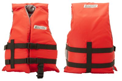 Seachoice 85433 Child Life Vest USCG Approved 33-55 lbs Red