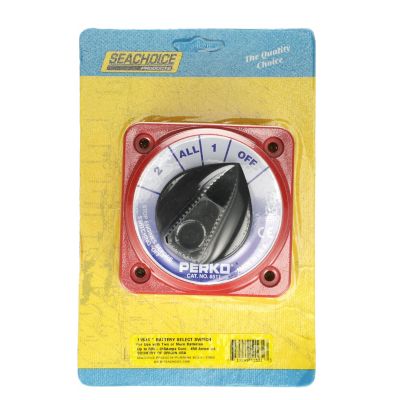 Seachoice 11531 Compact Battery Selector Switch 12-50V Dual Isolator Disconnect
