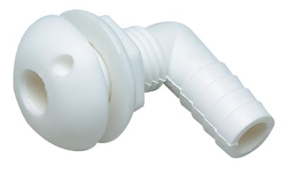 Seachoice 18101 Seachoice 90 Degree Plastic Thru-Hull, White
