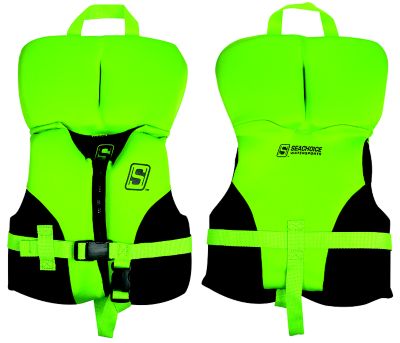 Seachoice 85150 Infant Life Jacket Type II USCG Approved Green/Black