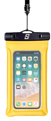Seachoice 86853 Waterproof Floating Phone Holder Yellow 5" x 9"