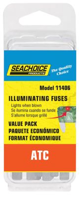 Seachoice SC11406 ATC Illuminating Fuses Value Pack - 25 Assorted Fuses