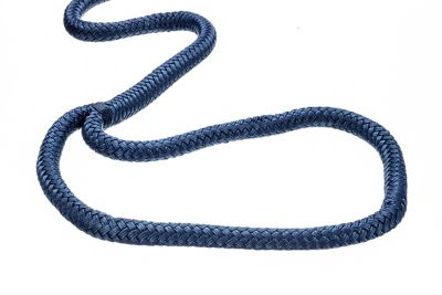 Seachoice 39821 Double-Braid Nylon Dock Line 5/8" x 25' Navy Blue with Eye Splice