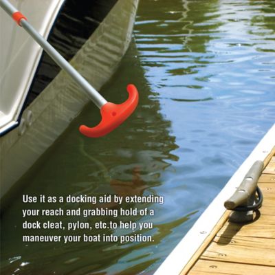 Seachoice 71090 Emergency Telescoping Boat Hook and Paddle 18-31 Inches Orange