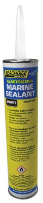 Seachoice 50-96901 Elastomeric Marine Sealant White 10 oz